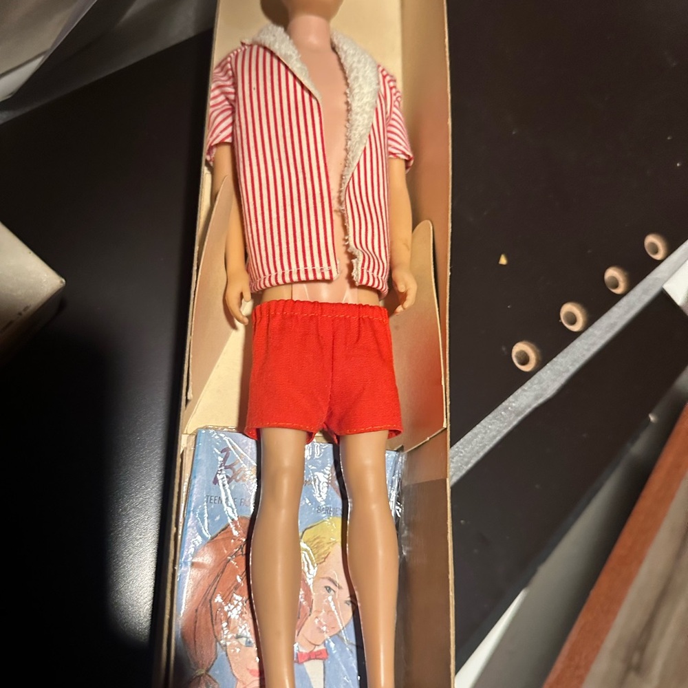 1960 BARBIES Ken Mattel Doll with Red and White Outfit. DO NOT PASS UP!